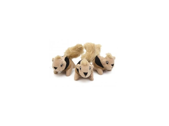 Outward Hound Squeakin' Animals Replacement 3 Pack - Squirrels