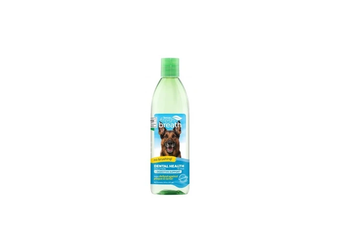 TropiClean Fresh Breath No Brushing Dental Health Solution + Digestive Support 16 oz