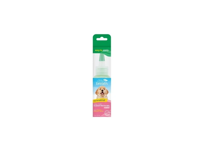 TropiClean Fresh Breath No Brushing Oral Care Gel Puppy 2 oz