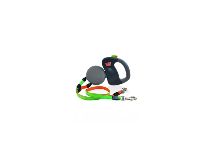 Wigzi Leash - Dual Doggie Retractable