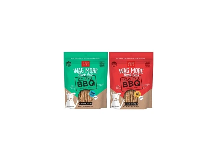 Cloud Star Wag More Bark Less BBQ Style Jerky Kansas City Style BBQ