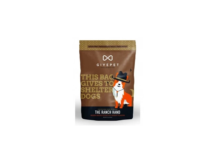 GivePet Crunchy Dog Treats Ranch Hand 12 Oz.