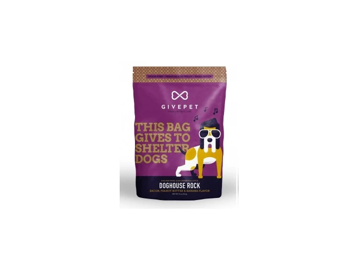 GivePet Crunchy Dog Treats Doghouse Rock 12 Oz.