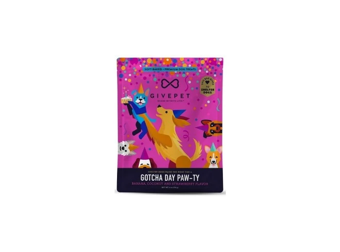 GivePet Dog Treats Gotcha Day Paw-ty 6 Oz.