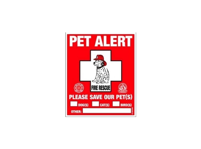 Rescue Rover Pet Safety Window Decal 2pk