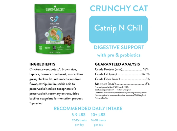 Catnip N Chill Crunchy Cat Treats