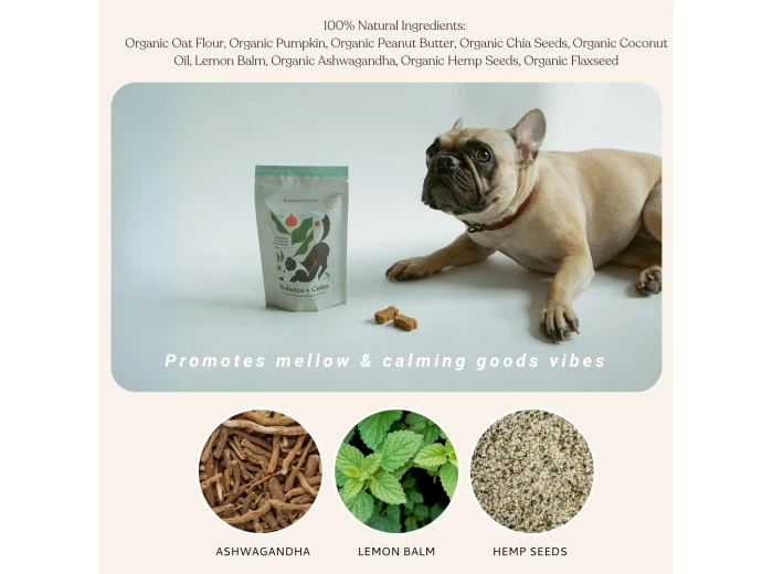 Balance + Calm Cookies - All Natural, Organic Dog Treats