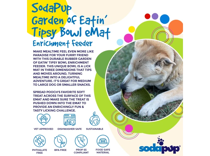Garden of Eatin' Tipsy Bowl green Garden of Eatin' Tipsy Bowl