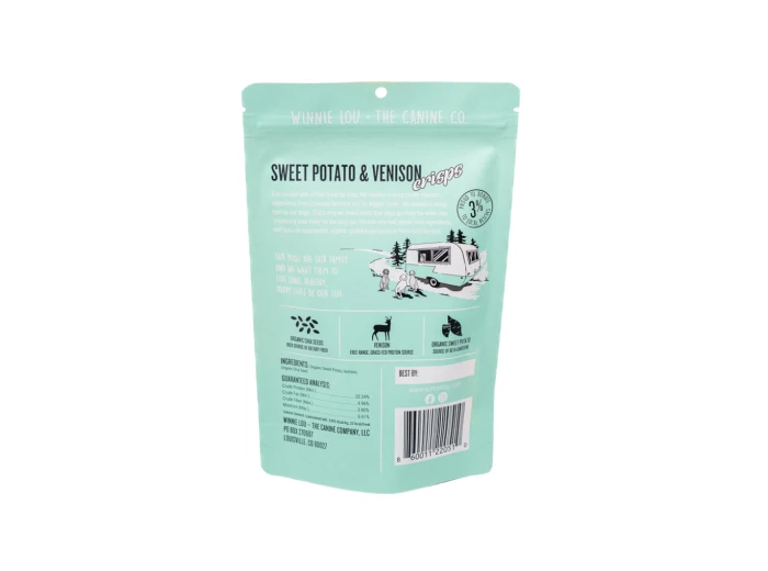 Sweet Potato & Venison Crisps