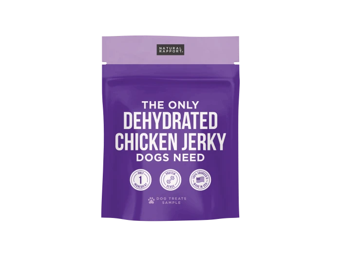 The Only Dehydrated Chicken Jerky Dogs Need 8 oz bag