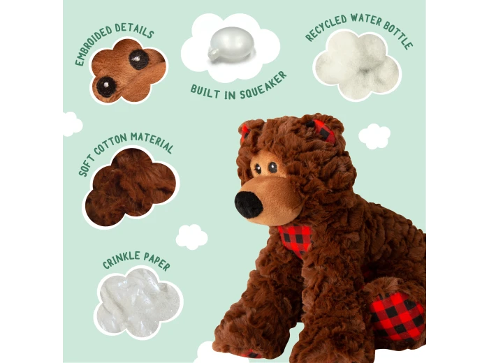 Benny the Bear Dog Toy
