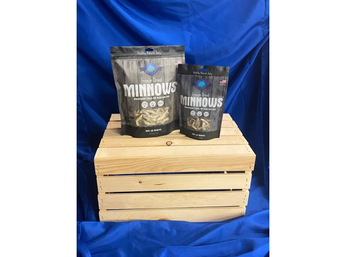 Freeze Dried Minnow Treats 5oz