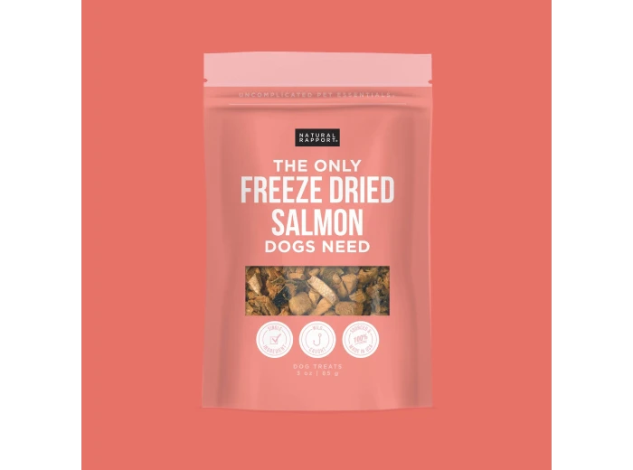 The Only Freeze Dried Salmon Dogs Need 3 ounce