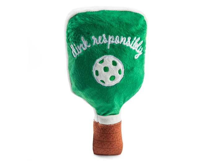 Green Stripe Pickleball Paddle by Haute Diggity Dog