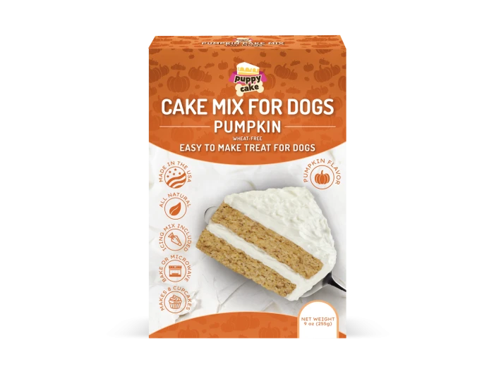 Puppy Cake - Dog Birthday Cake Mixes with Icing Peanut Butter (wheat-free)