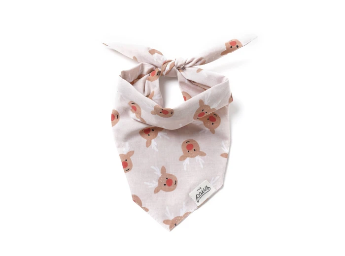 Rudolph Christmas Dog Bandana M