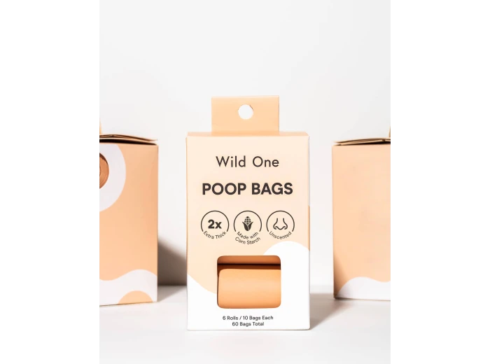 Eco Friendly Poop Bags - 6 Rolls (60 bags)