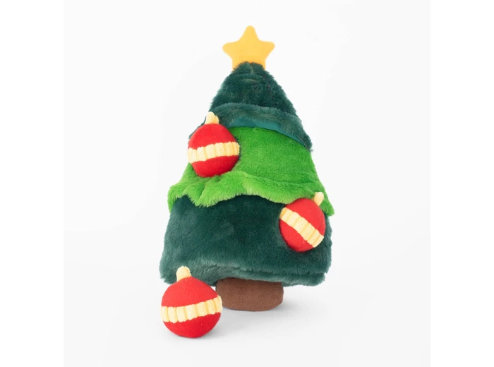 Holiday Zippy Burrow - Christmas Tree - Dog Toy