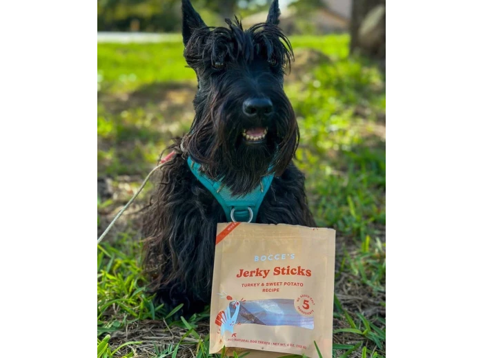 Bocce's Bakery Turkey Grazers Jerky Sticks Dog Treats 4oz