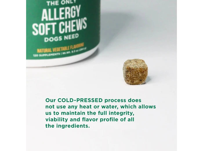 The Only Allergy Soft Chews Dogs Needs 12 count pouch