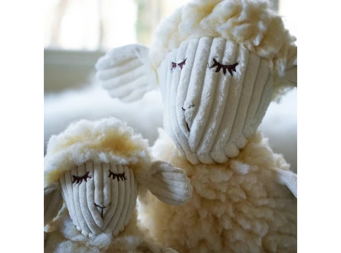 Louise Lamb HuggleFleece® FlufferKnottie™ Plush Dog Toy Large