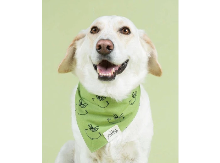 Grinch Dog Bandana L