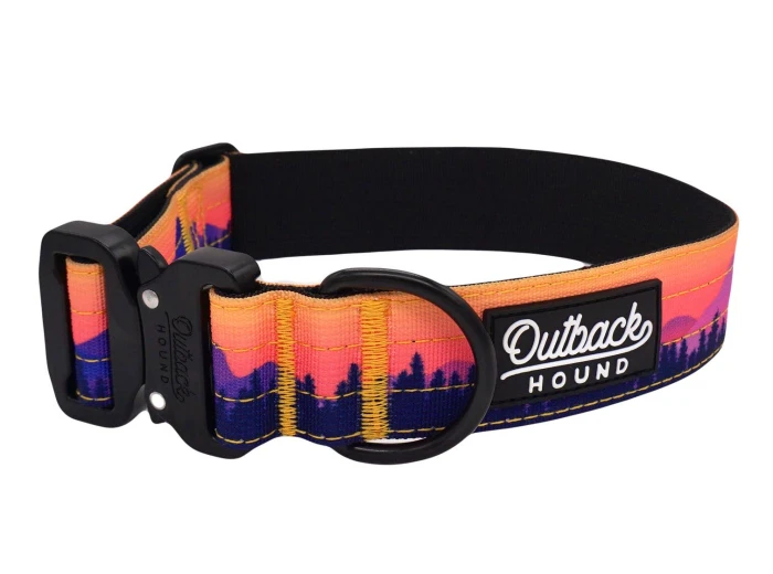 Mountain Sunrise Dog Collar S