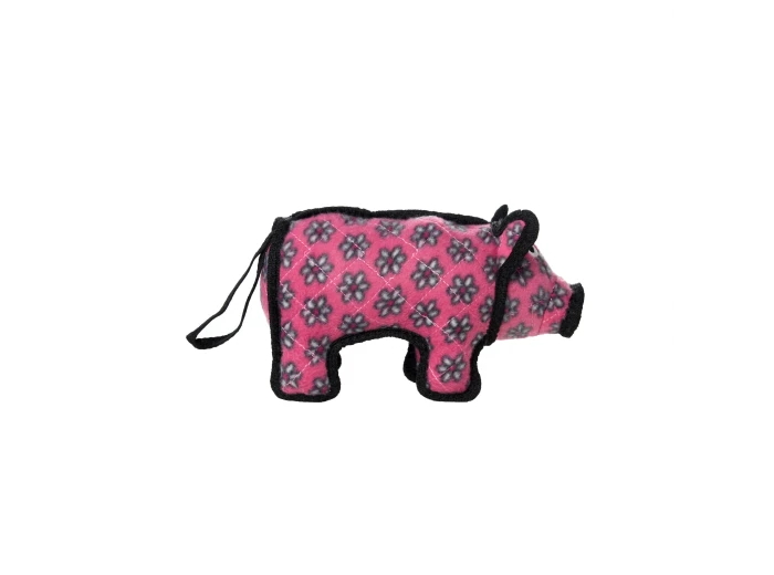 Tuffy Jr Barnyard Pig, Durable, Tough, Squeaky Dog Toy