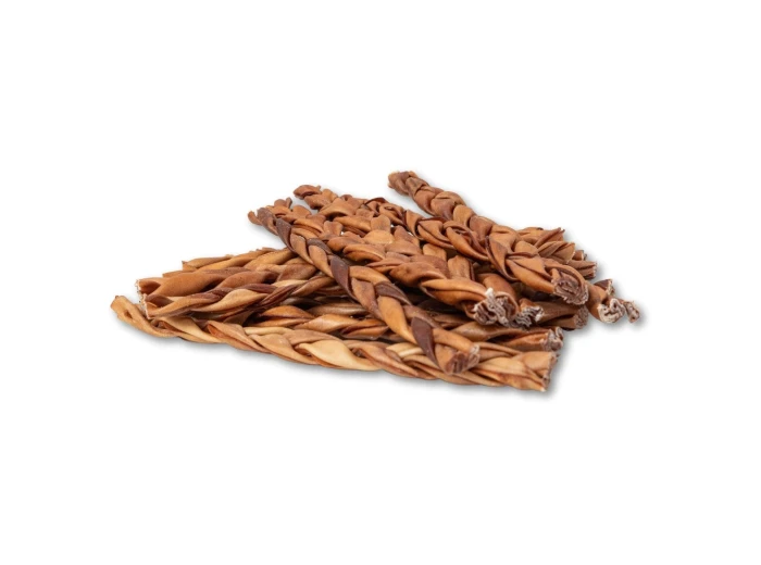 Braided Collagen Stick Dog Treats - 12" Standard (25/case)