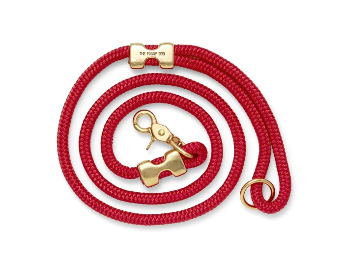 Ruby Marine Rope Dog Leash Petite 5 Feet