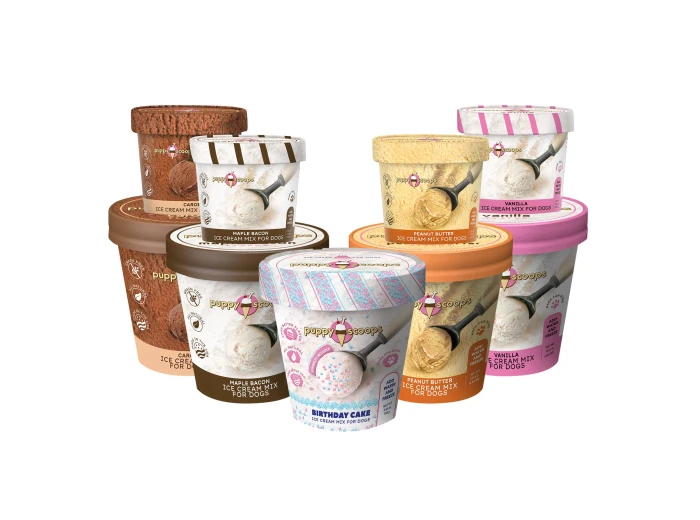 Puppy Scoops Ice Cream Mix for Dogs Peanut Butter