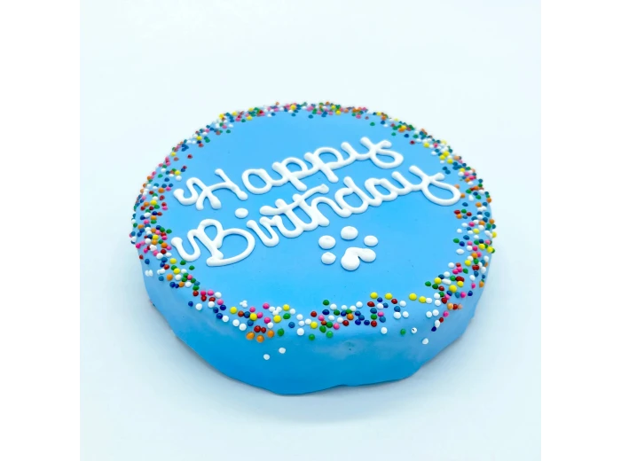 Rainbow Sprinkle Birthday Chewy Oat Cake Purple