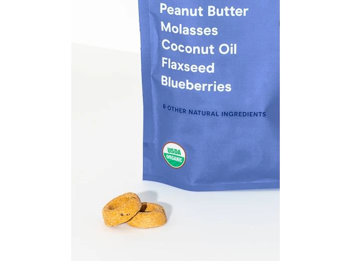 Organic PB&J Vegan Baked Dog Treats