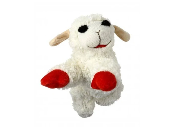 Multipet Lamb Chop Plush Dog Toy 10"