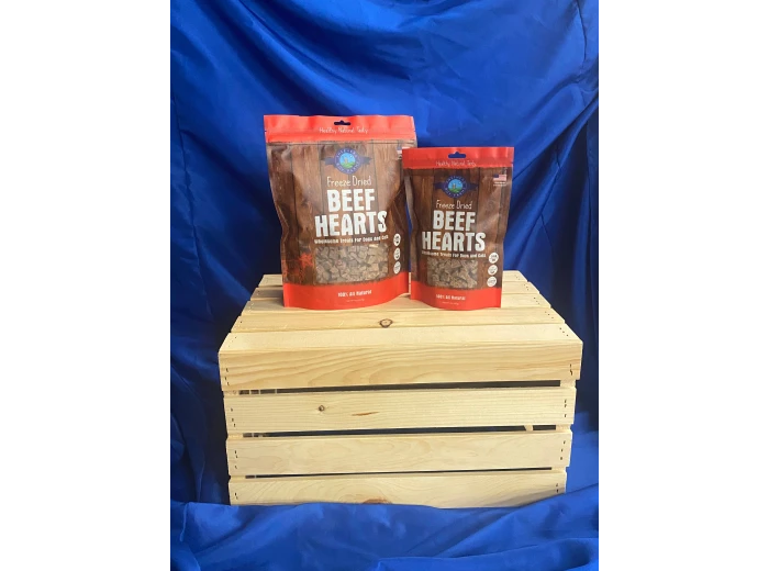 Freeze Dried Beef Heart Treats 3oz