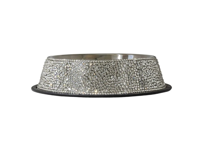 Rhinestone Strass Dog Bowl Small