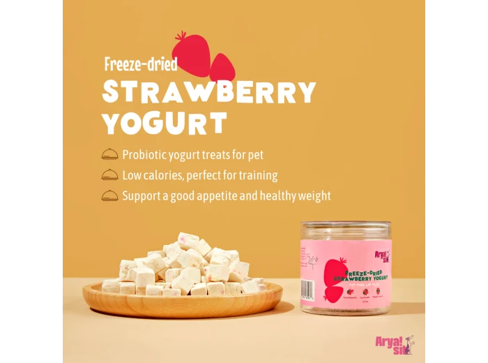 Freeze-Dried Strawberry Yogurt