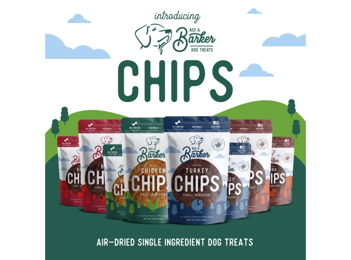 Single Ingredient Pork Chips for Dogs 3.5oz