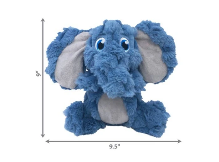 KONG® Scrumplez Elephant Dog Plush Toy Medium