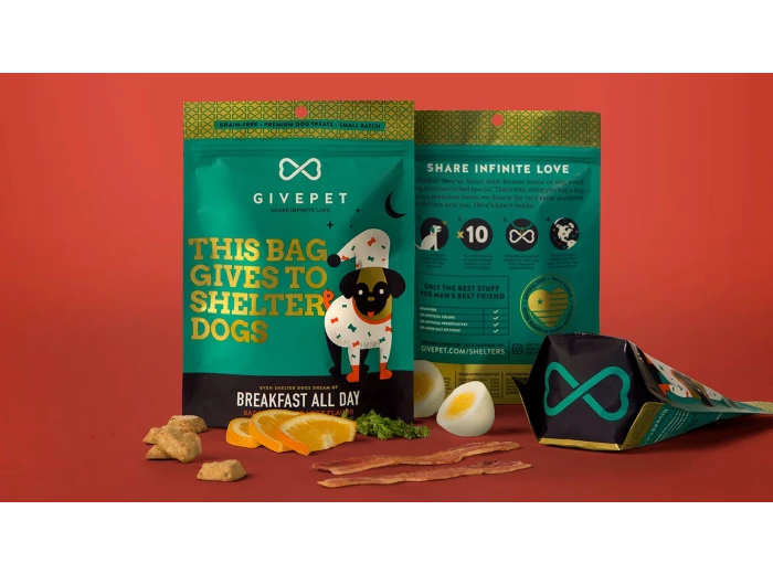 GivePet Crunchy Dog Treats Breakfast All Day 12 Oz.
