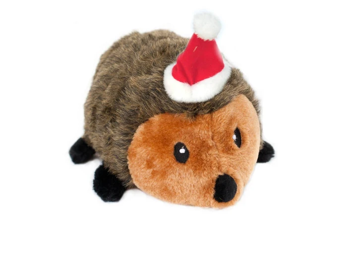 Holiday Hedgehog - Happy Hour Crusherz - Holiday (3-pack) - Christmas Dog ToyDog Toy Small