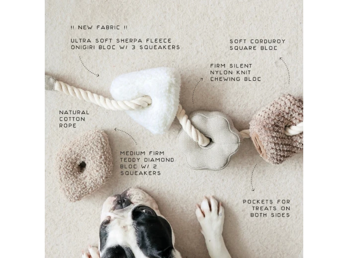 WHOLESALE BLOCS//ENRICHMENT DOG TOY // NUDE