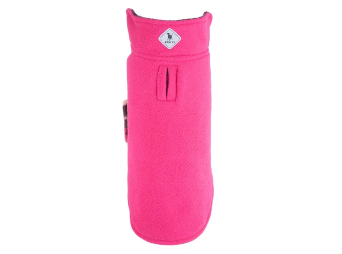 Fargo Fleece Jacket Pink/Black/White
