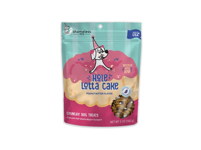 Hole Lotta Cake Drizzled Crunchy Biscuit