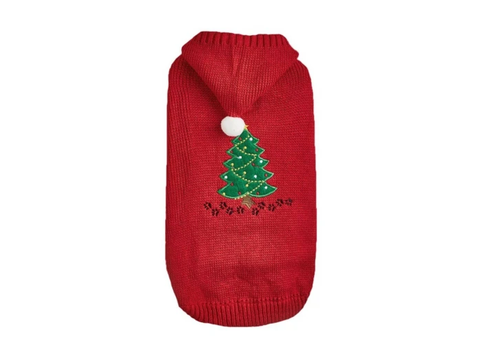 Christmoo - Christmas Themed Pet Sweater Santa XS