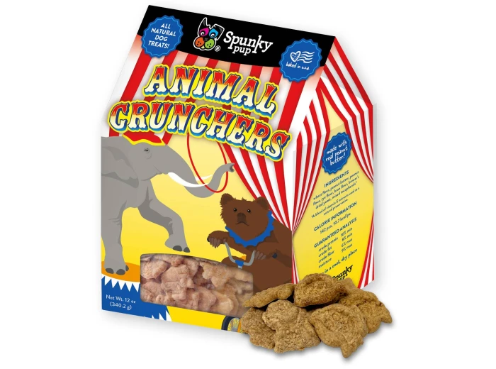 Animal Crunchers - Peanut Butter Dog Treats Small 3.5 oz