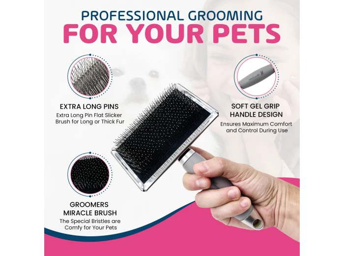 Gel-Handle Slicker Brush
