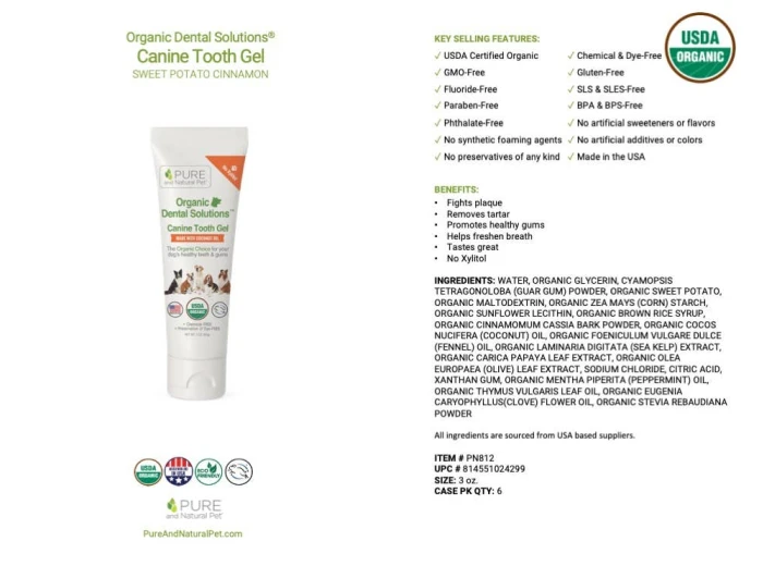 Tooth Gel for Dogs - Organic Dental Solutions®