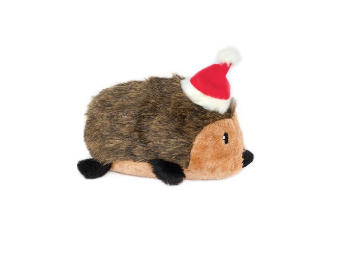 Holiday Hedgehog - Happy Hour Crusherz - Holiday (3-pack) - Christmas Dog ToyDog Toy Small