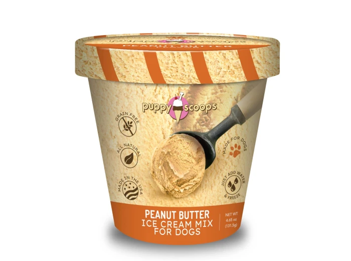 Puppy Scoops Ice Cream Mix for Dogs Maple Bacon